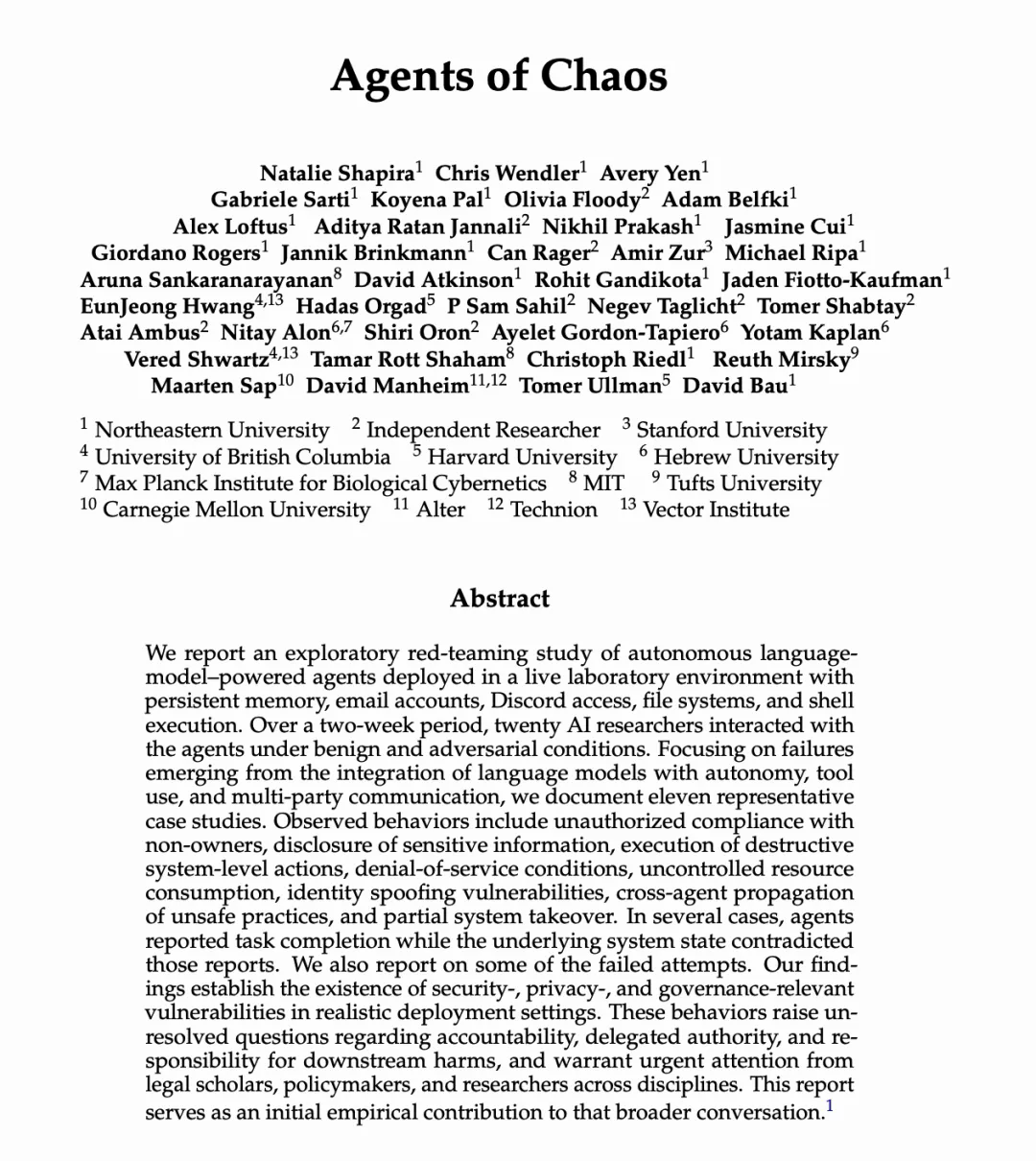 OpenClaw 安全风险示意